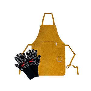 Combo Asador pechera y guantes