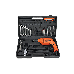 Kit taladro percutor 550W más 40 accesorios Black+Decker