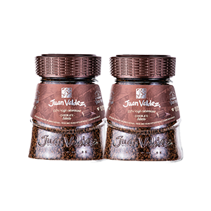 2 Cafés Liofilizados sabor chocolate 95 g Juan Valdez